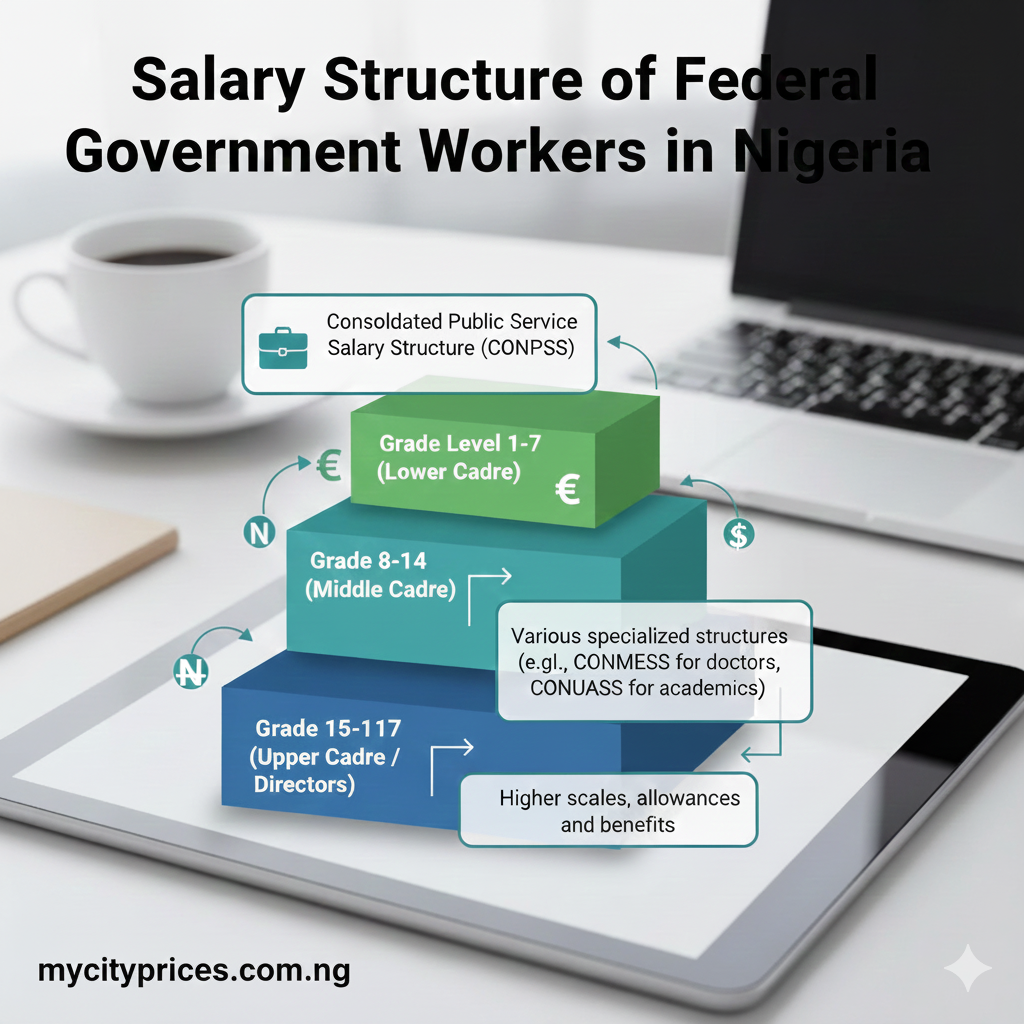 Salary Structure of Federal Government Workers in Nigeria