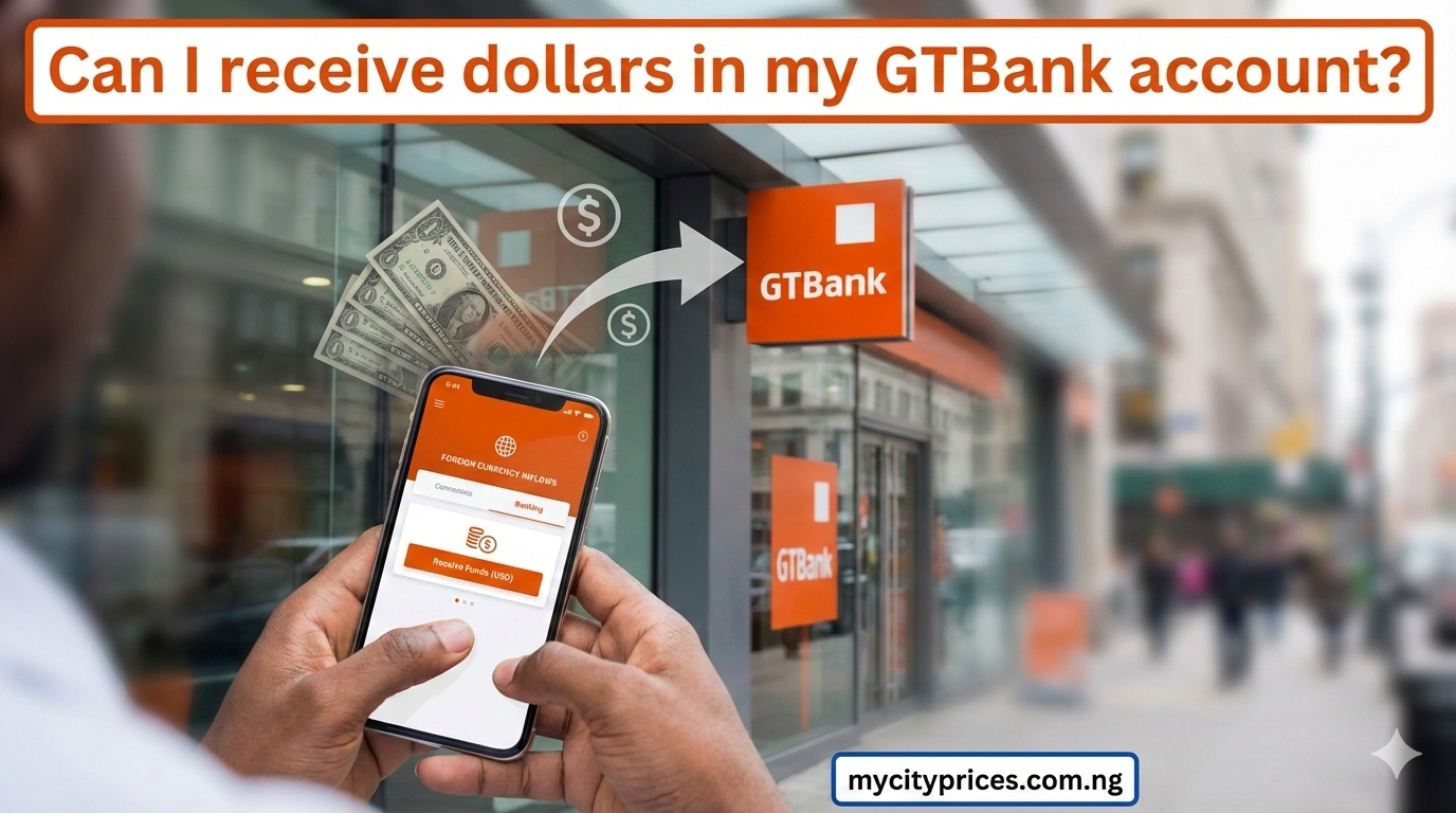 receive dollars in my GTBank