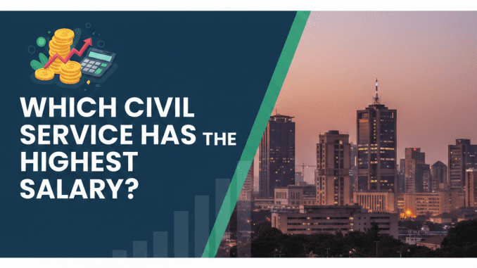 Which civil service has the highest salary?