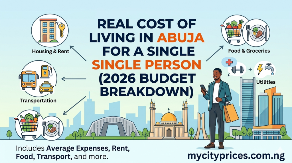 Real Cost of Living in Abuja for a Single Person