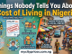 Cost of Living in Nigeria